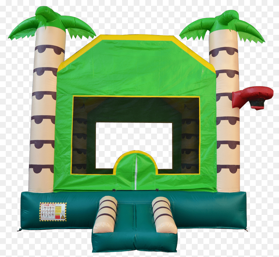 X Tropical Bounce House, Inflatable, Indoors Png