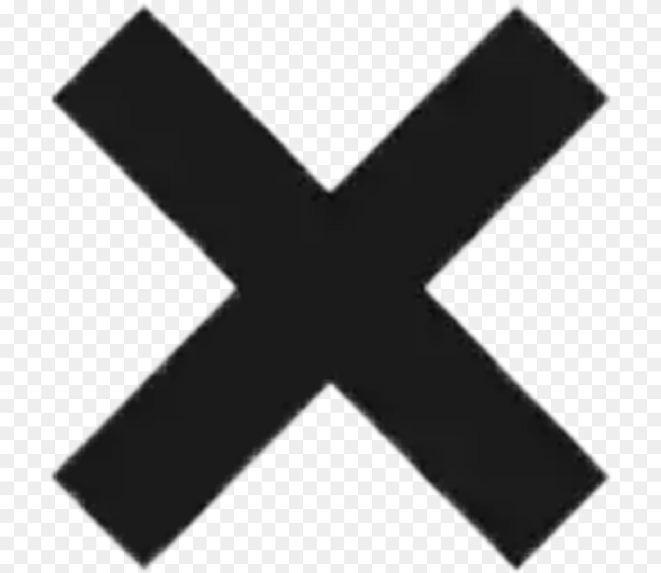 X Tumblr Aesthetic Black Sticker Clip Art Cross Mark, Symbol Png