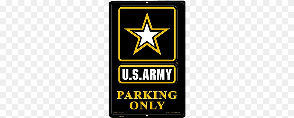 X U S Army Parking Aluminum Sign, Symbol, Logo, Scoreboard, Architecture Png Image