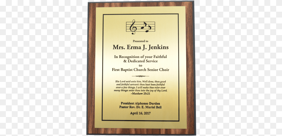 X Walnut Finish Plaque With Gold Poster Frame, Text, Advertisement, Page Free Transparent Png