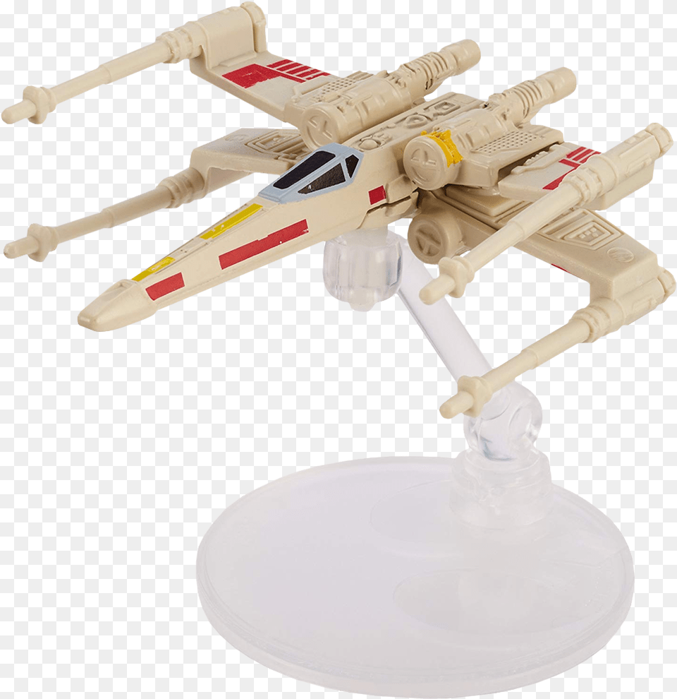 X Wing Fighter Red Five 3 Hot Wheels Vehicle Replica Hot Wheels Star Wars X Wing Red Png Image