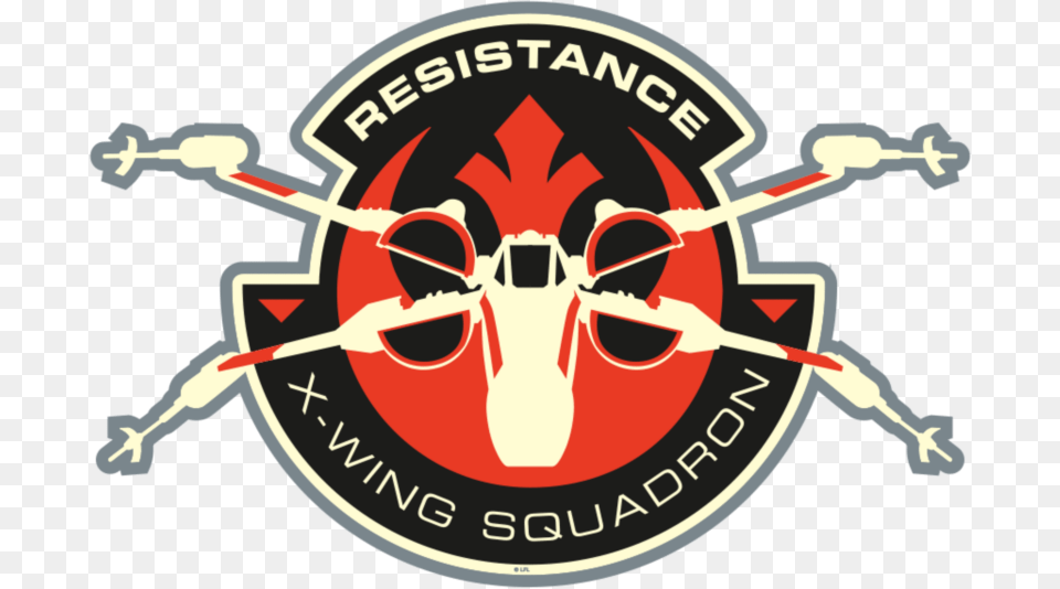 X Wing Resistance Logo, Emblem, Symbol, Dynamite, Weapon Free Png Download