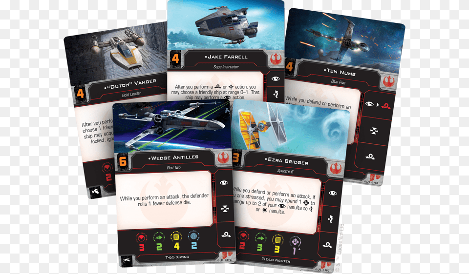 X Wing Second Edition Cards, Aircraft, Airplane, Vehicle, Transportation Free Transparent Png