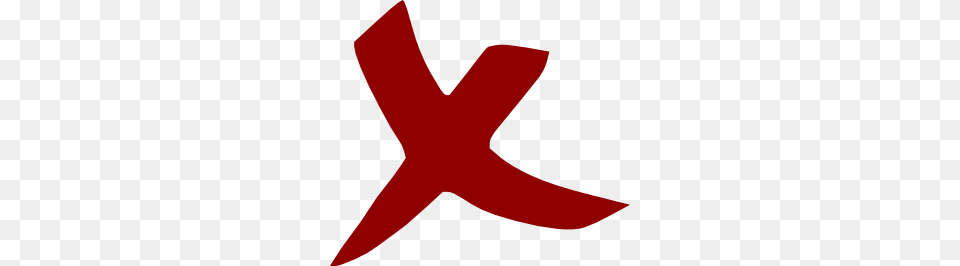 X Wrong Cross No Clip Art, Symbol, Animal, Fish, Sea Life Free Png Download