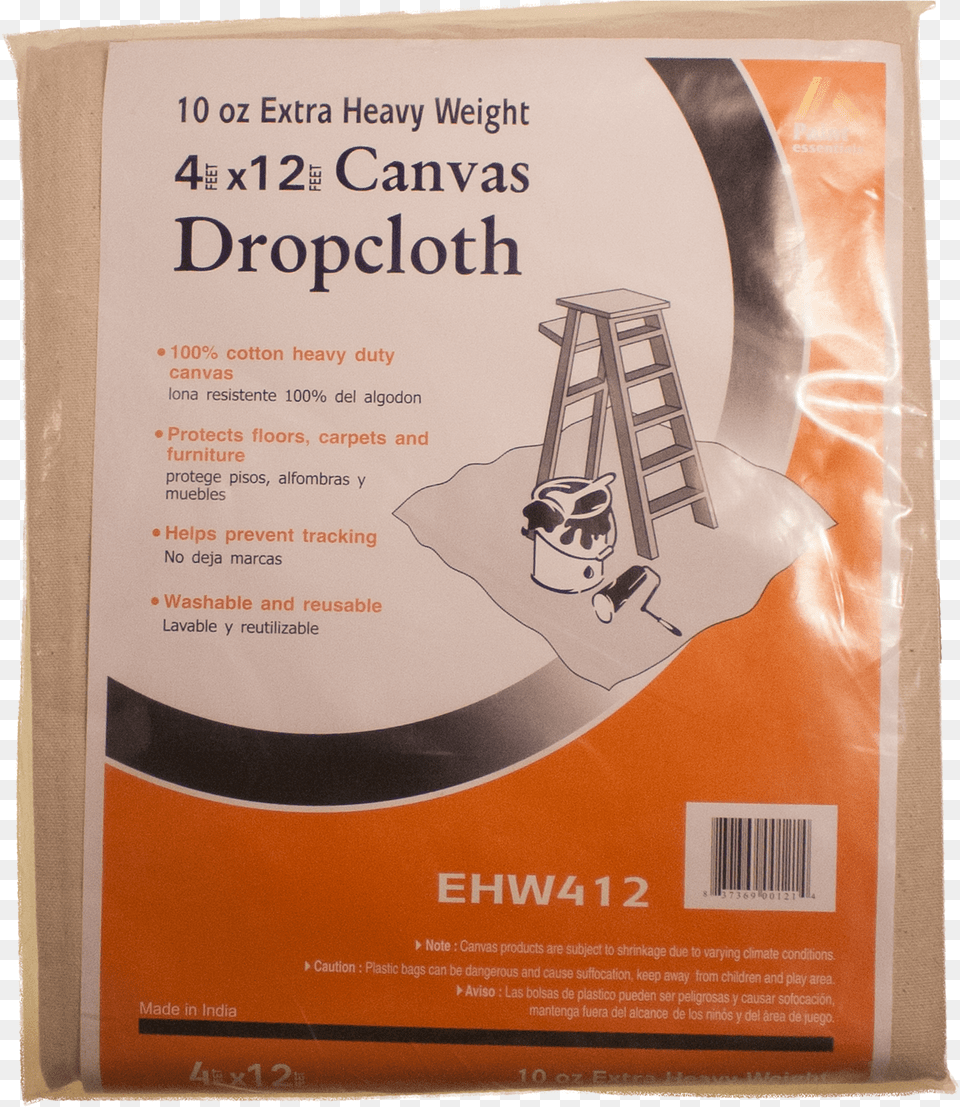 X12 Canvas Drop Cloth, Advertisement, Poster, Book, Publication Png Image