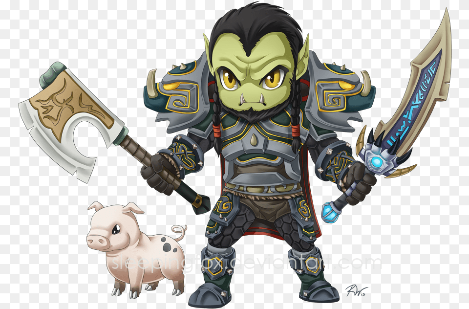 Xallion In His Wow Incarnation World Of Warcraft Character Cartoon Scared, Baby, Person, Animal, Mammal Free Png Download