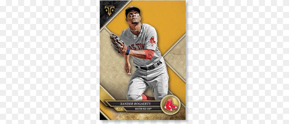 Xander Bogaerts 2017 Topps Triple Threads Baseball Baseball, Team Sport, Team, Sport, Baseball Glove Free Transparent Png