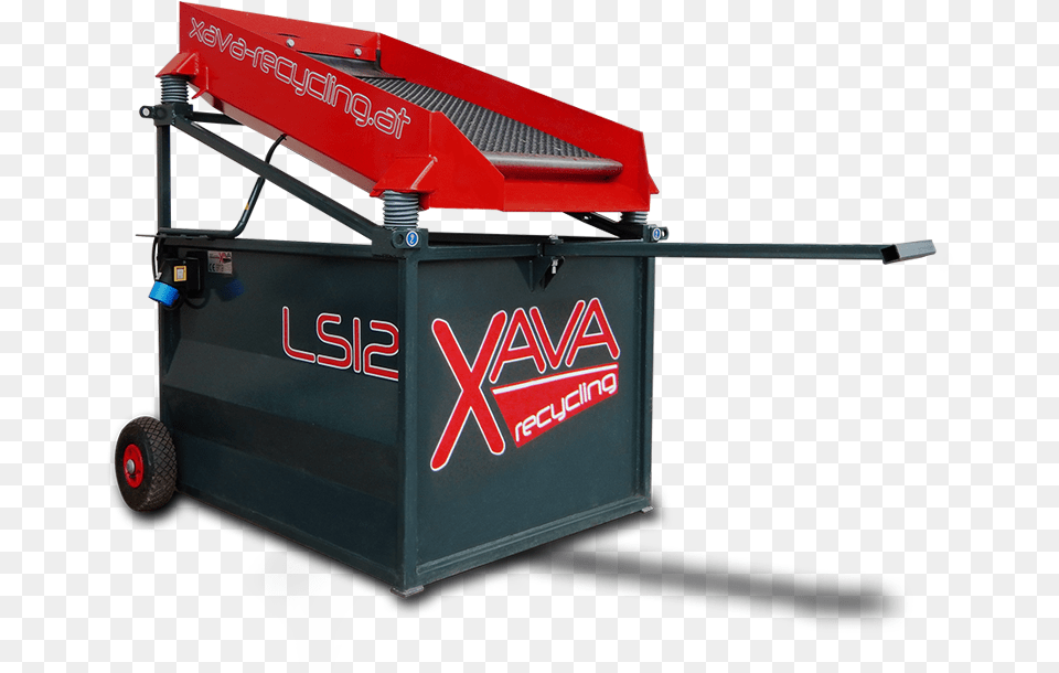 Xava Recycling Siebmaschine Ls12 Freisteller Web, Machine, Wheel, Car, Transportation Png Image