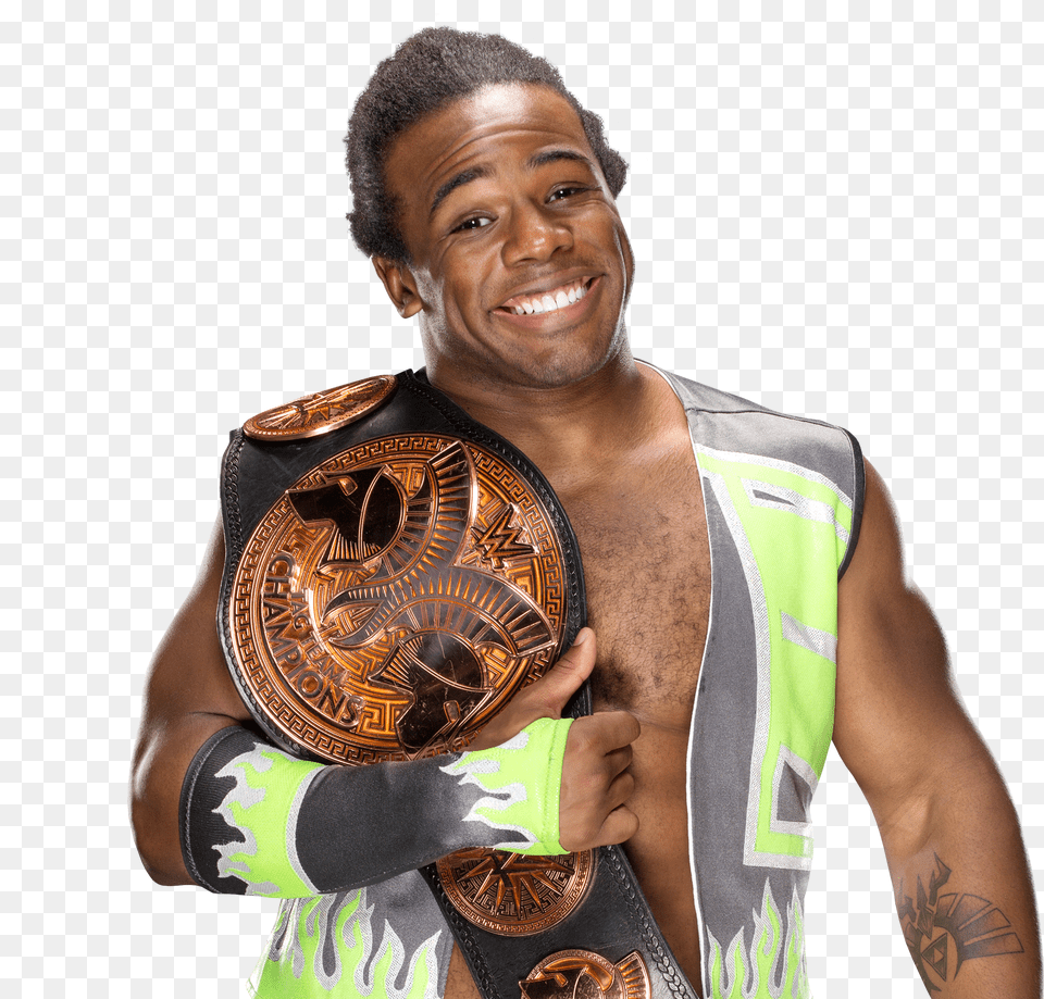 Xavier Woods Wwe Champion Free Png Download