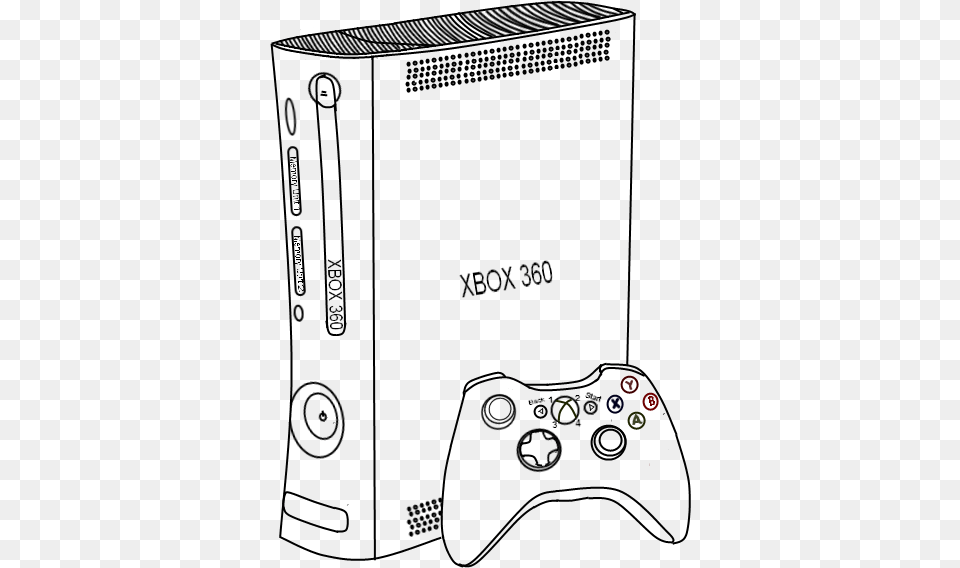 Xbox 360 Base Xbox 360 Line Drawing, Lighting Png