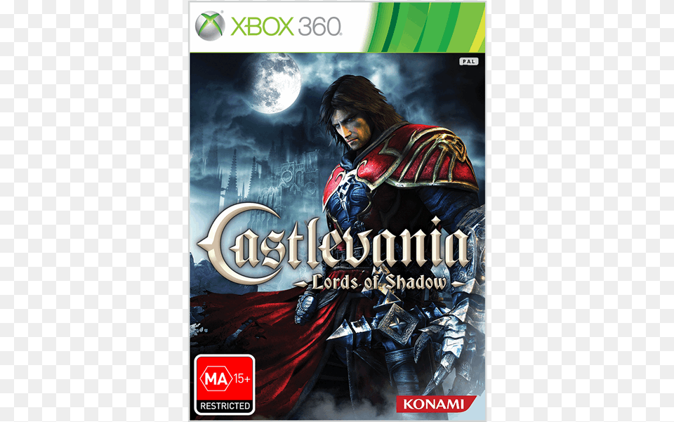 Xbox 360 Castlevania Game, Book, Publication, Adult, Female Free Png Download