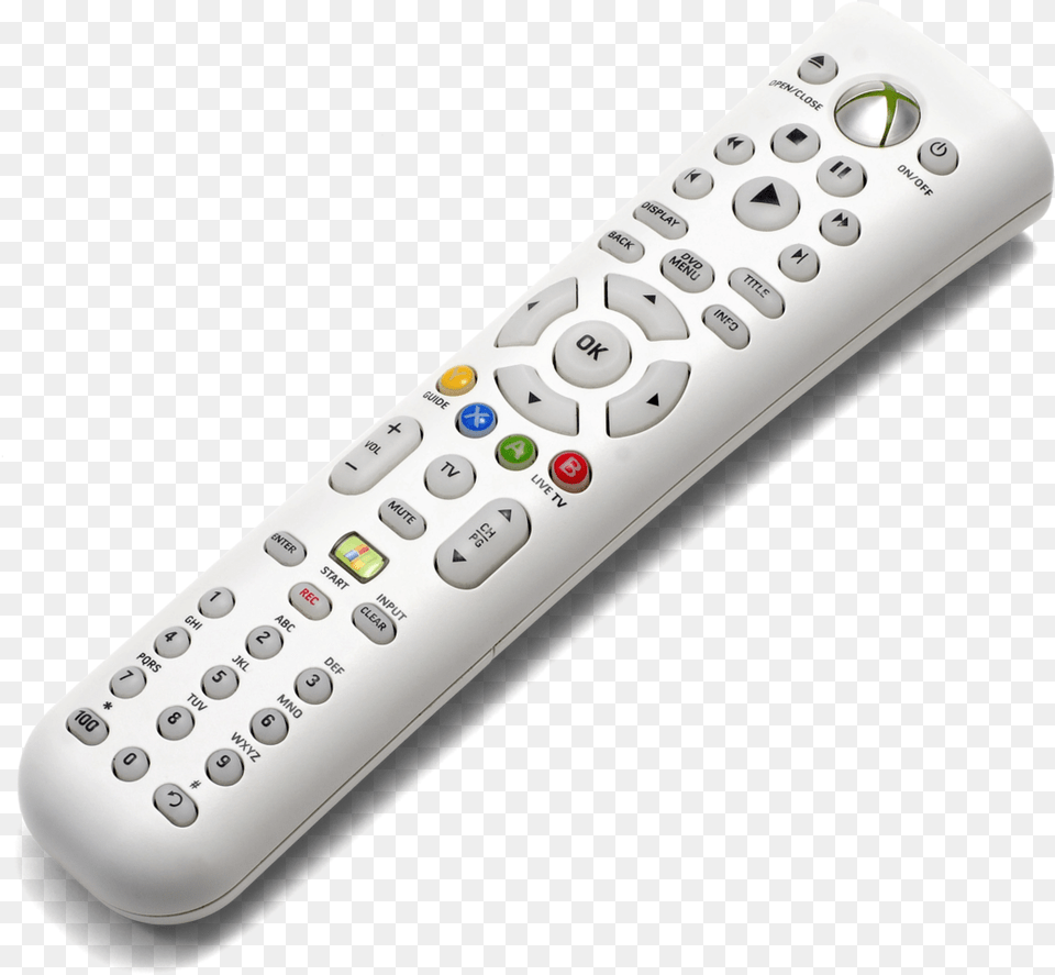 Xbox 360 Tv Remote, Electronics, Remote Control Free Transparent Png