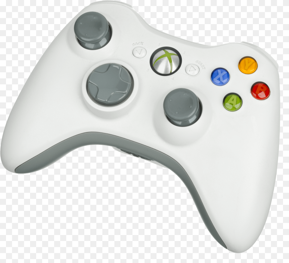 Xbox 360 Wireless Controller White Original Xbox 360 Wireless Receiver, Electronics, Appliance, Blow Dryer, Device Png Image