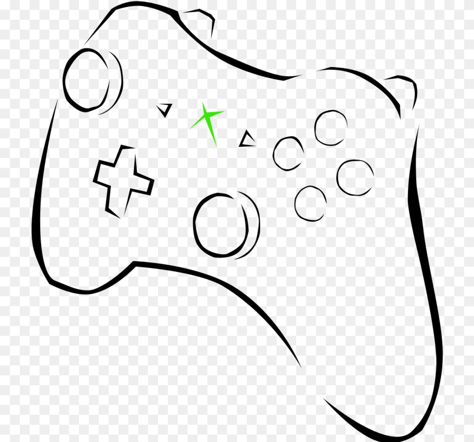 Xbox Clipart Clip Art On Black And White, Star Symbol, Symbol Free Png Download