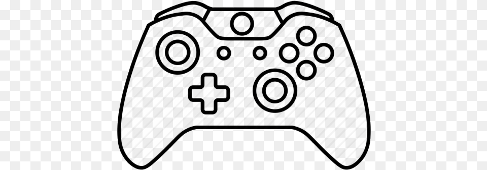 Xbox Controller Line Drawing Draw Drawing Of A Controller, Electronics Png