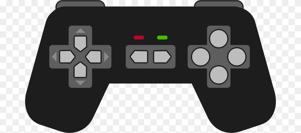 Xbox Controller Silhouette Clip Art, Electronics, Joystick Free Png Download