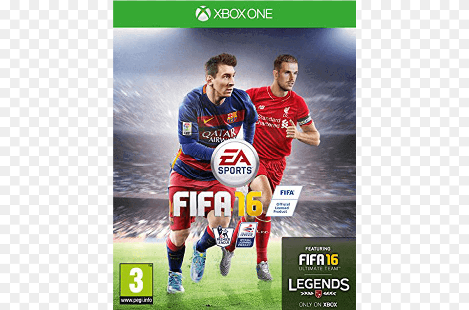 Xbox Fifa 16 Cover, Advertisement, Poster, Adult, Male Free Transparent Png