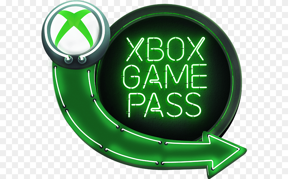 Xbox Game Pass, Light, Neon, Green Png