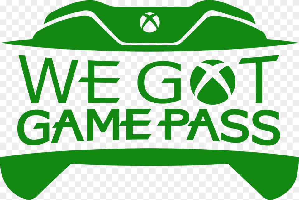 Xbox Game Pass, Green, Logo, Sticker, Symbol Free Png Download