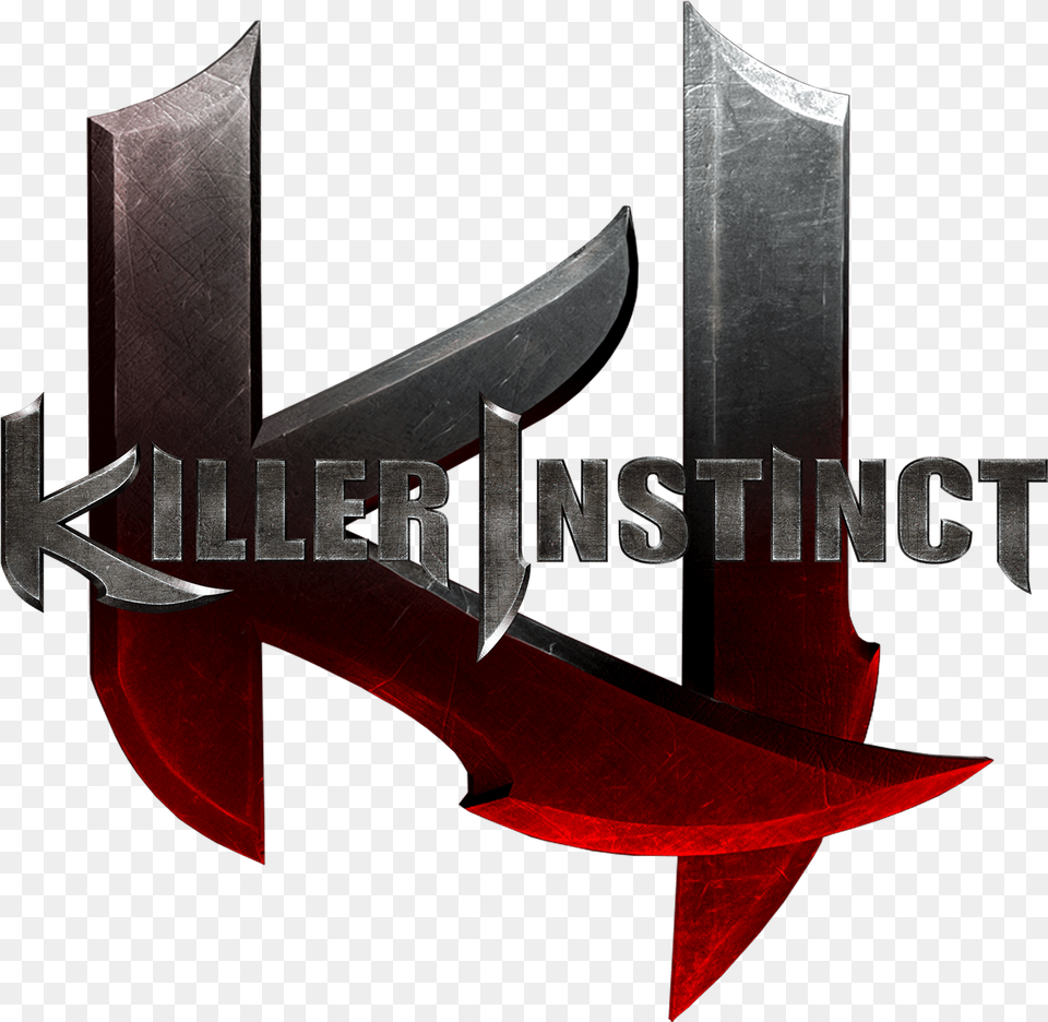 Xbox Game Video Instinct Logo Clipart Killer Instinct Logo, Sword, Weapon, Blade, Dagger Free Transparent Png