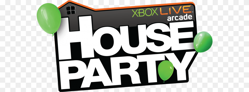 Xbox Live Arcade House Party Logo Dot, Balloon Png