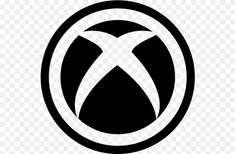 Xbox Logo Pumpkin Carving Stencils, Gray Png