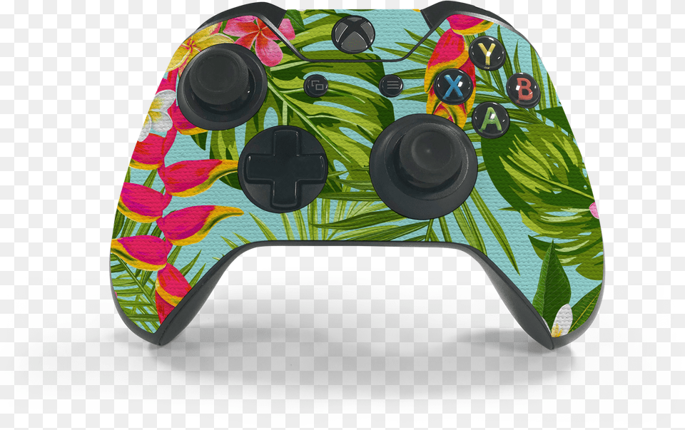 Xbox One Controller Hawaiian Decal Kit Game Controller, Electronics, Machine, Wheel, Disk Free Png