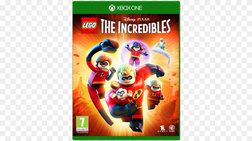 Xbox One Game Lego Incredibles Xbox One, Advertisement, Person, Baby, Poster Png Image