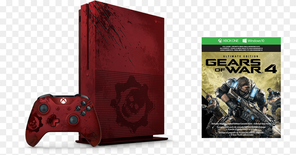 Xbox One S Gears Of War Edition, Adult, Male, Man, Person Free Transparent Png