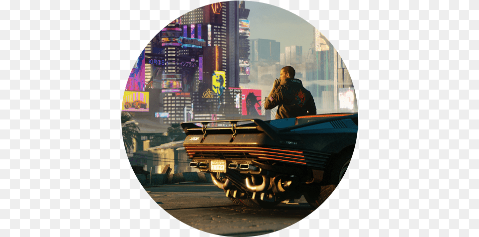 Xbox Series S Cyberpunk 2077 Early Reviews, City, Sphere, Photography, Adult Free Png
