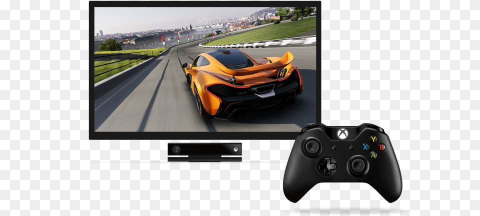 Xbox With Tv, Car, Vehicle, Transportation, Electronics Free Png Download
