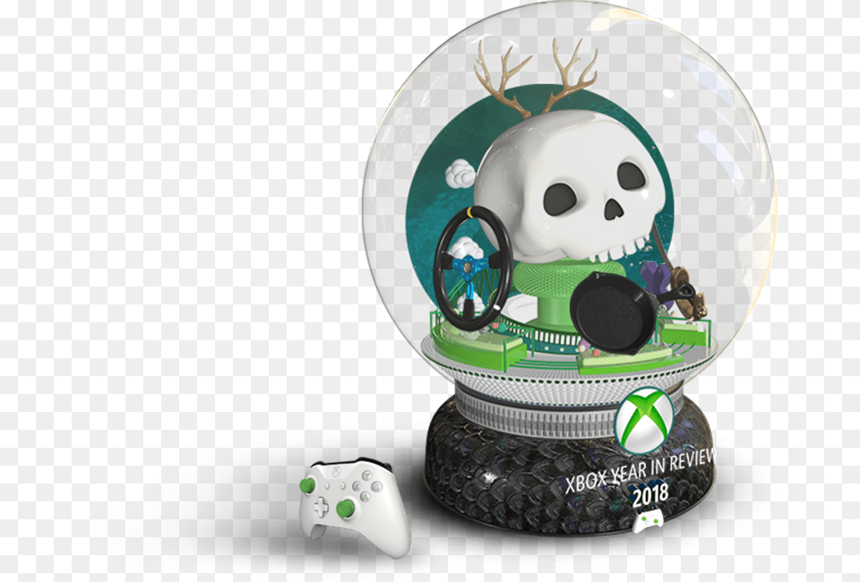 Xbox Year In Review Snow Globe Sphere, Machine, Wheel, Electronics Free Transparent Png