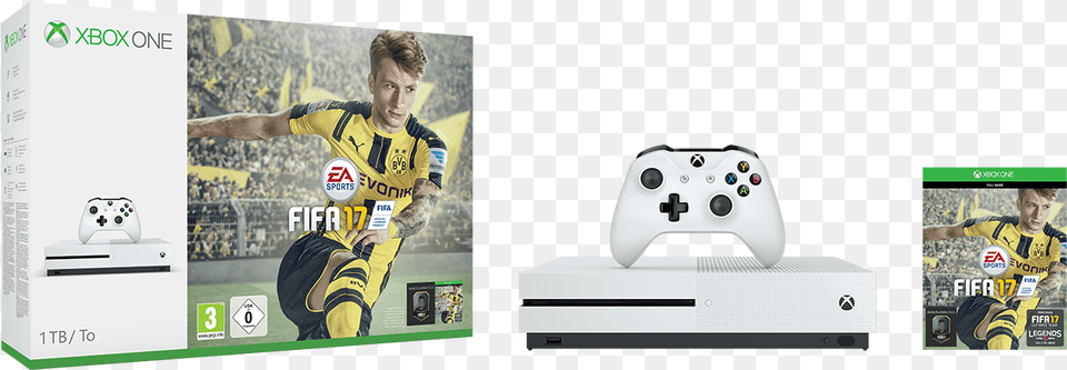 Xboxones 1tbconsole Fifa17 We Groupshot Rgb Xbox One S 1tb Fifa, Adult, Man, Male, Person Free Png