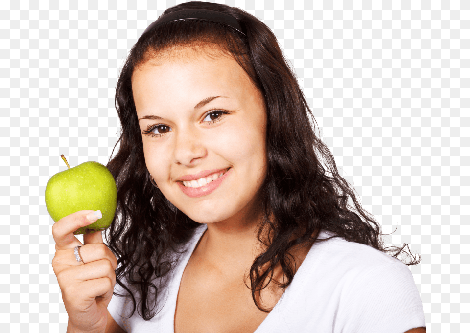 Xchng Woman Photograph Pixel Girl Happy Eating Apple, Adult, Person, Female, Face Png Image