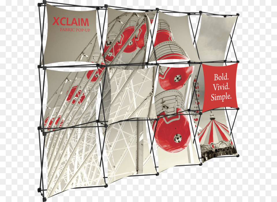 Xclaim 10ft Fabric Popup Display Kit Sail, Tent Free Png
