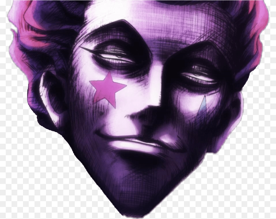 Xd Hisoka Hunterxhunter Hxh Anime Hisoka Rape Face, Purple, Adult, Female, Person Png