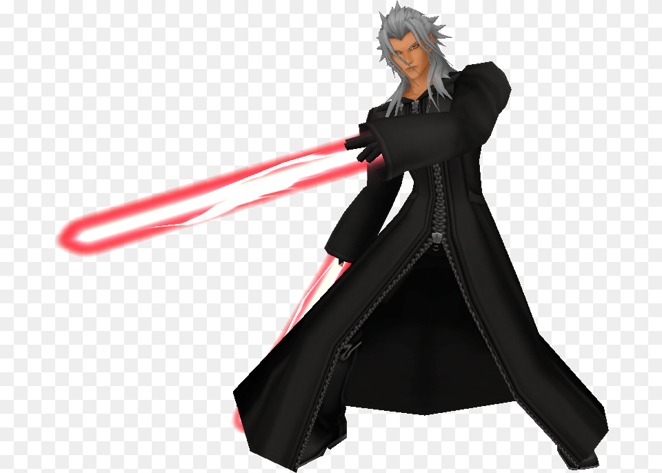Xemnas Ethereal Blades Xemnas Render Kingdom Hearts Ii, Weapon, Sword, Adult, Person Png Image