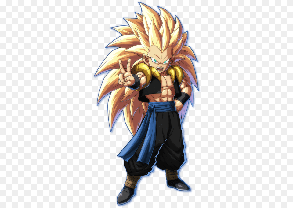 Xeno Gotenks From Dragon Ball Heroes Gotenks Ssj3 Fighter Z, Book, Comics, Publication, Person Png