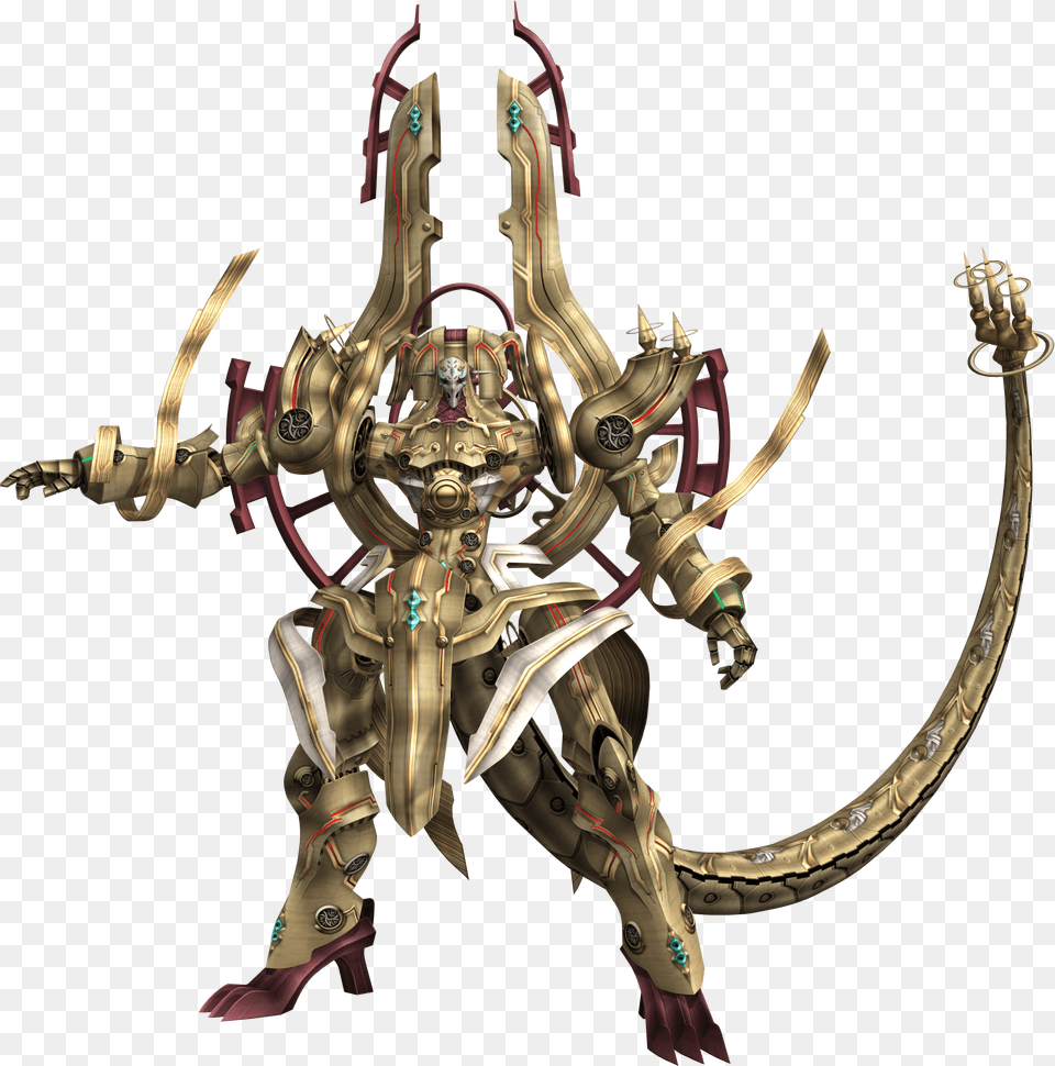 Xenoblade Chronicles Mekon, Bronze, Chandelier, Lamp, Weapon Free Png Download