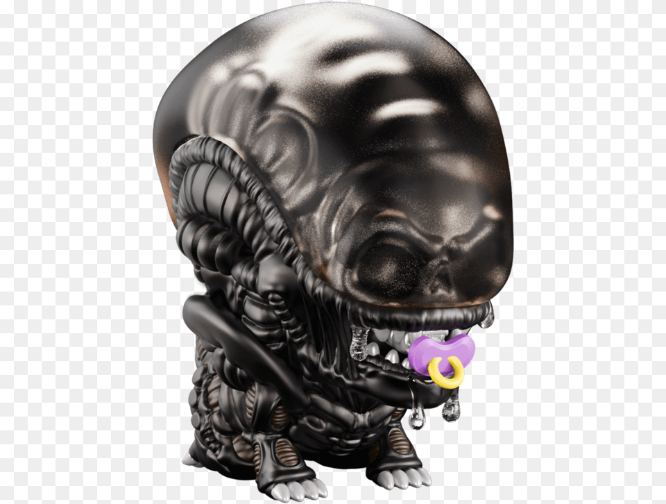 Xenomorph Transparent Skull Alex Solis Baby Alien, Person, Helmet Free Png