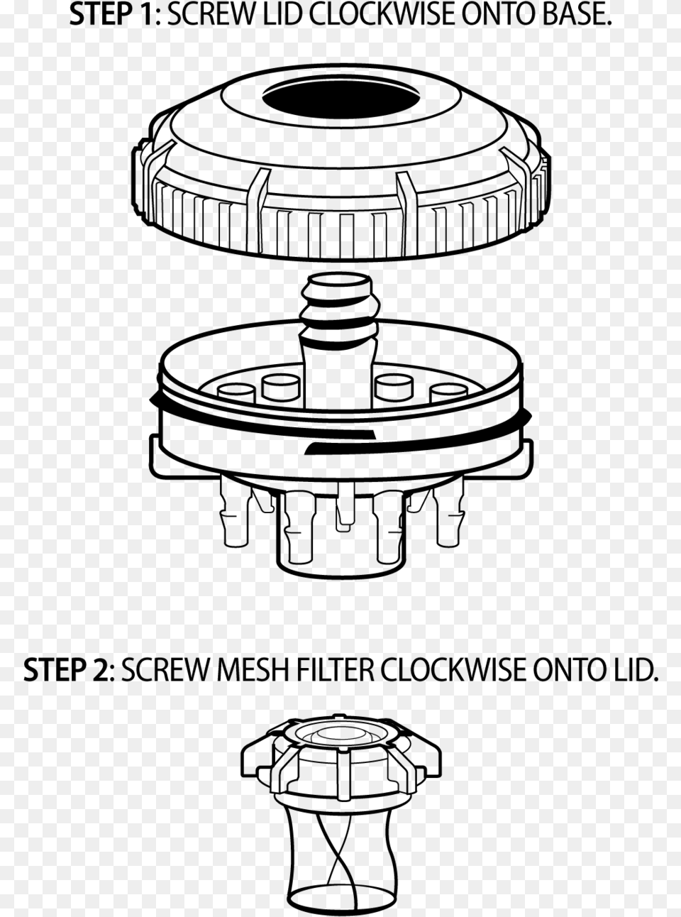 Xeri Bird Assembly Instruction, Gray Png Image