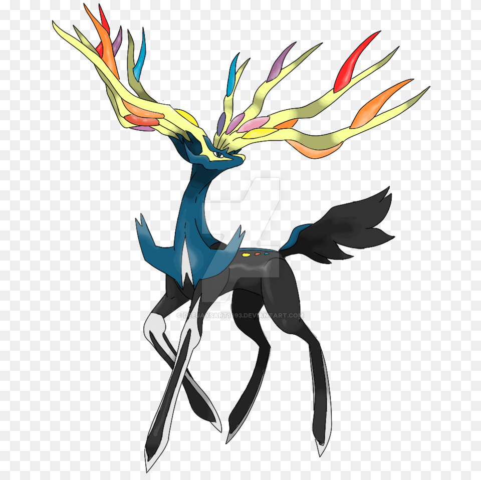 Xerneas, Art, Graphics, Book, Comics Free Png Download