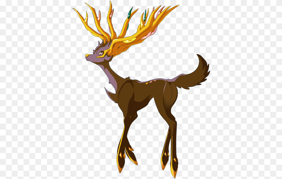 Xerneas I Love You Elk Full Size Download Seekpng Animal Figure, Deer, Wildlife, Mammal, Antler Free Png