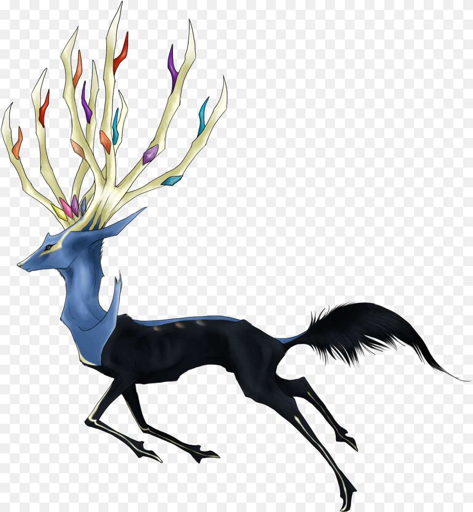 Xerneas Images Mythical Reindeer, Animal, Deer, Mammal, Wildlife Free Png