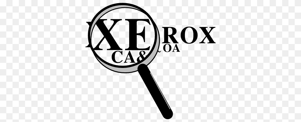 Xerox Ca Oa Logos Company Logos, Magnifying, Smoke Pipe Png