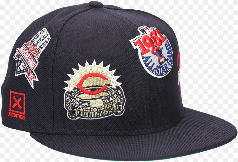 Xhibition X Cleveland Indians Asg 59fifty Baseball Cap, Baseball Cap, Clothing, Hat Free Transparent Png