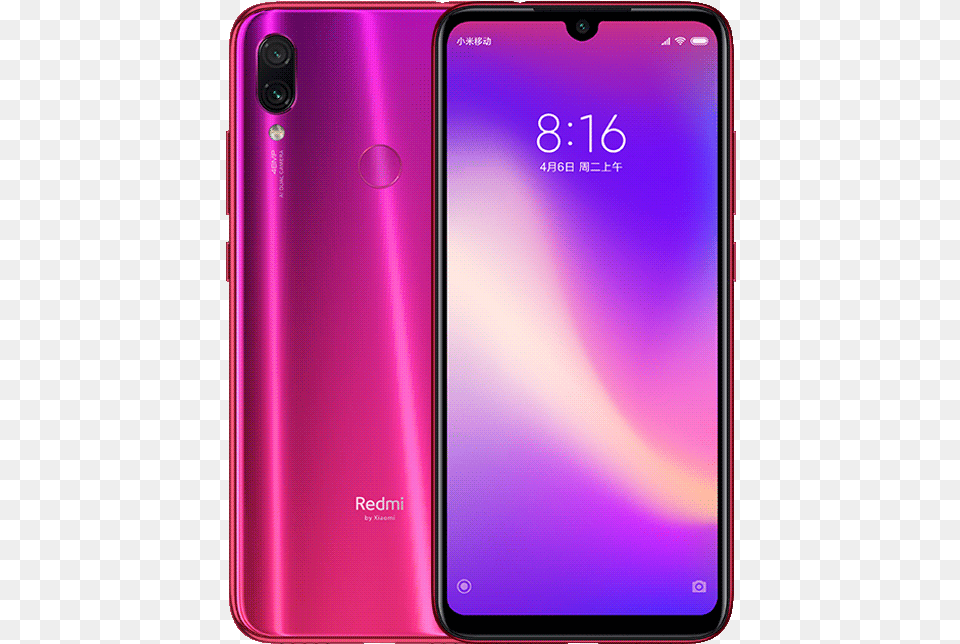 Xiaomi Redmi Note 7 Red, Electronics, Mobile Phone, Phone, Iphone Free Png