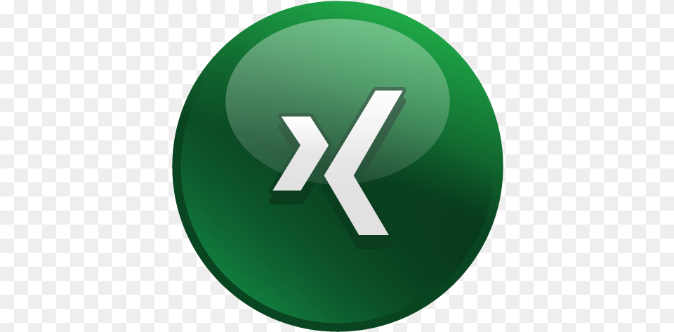 Xing Icon Myiconfinder Xing Red Social Logo, Green, Symbol, Disk, Sign Free Png