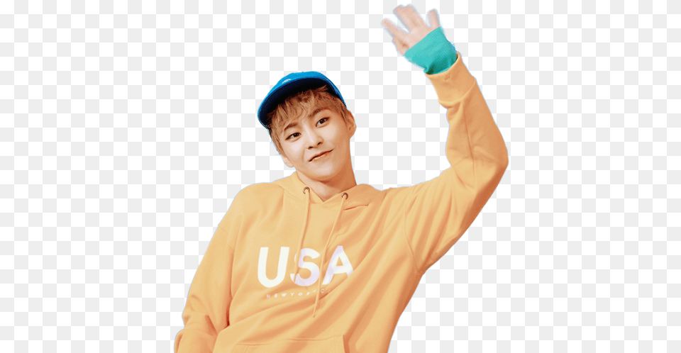 Xiumin Hd, Baseball Cap, Sleeve, Long Sleeve, Hat Png Image