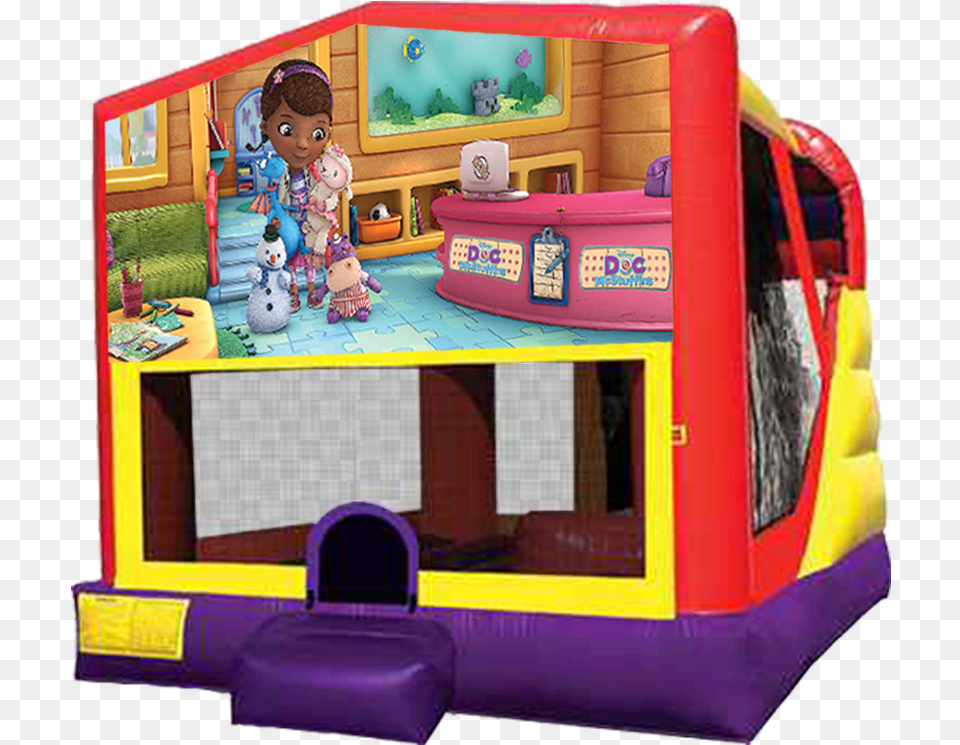 Xl Doc Mcstuffins Combo Bouncy House Birthday, Play Area, Inflatable, Indoors, Baby Free Transparent Png